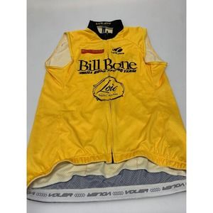 Voler Cycling Vest Full Zip Bill Bone Yellow M Men's  A20